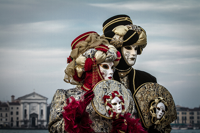 Mascaras de los carnavales de venecia